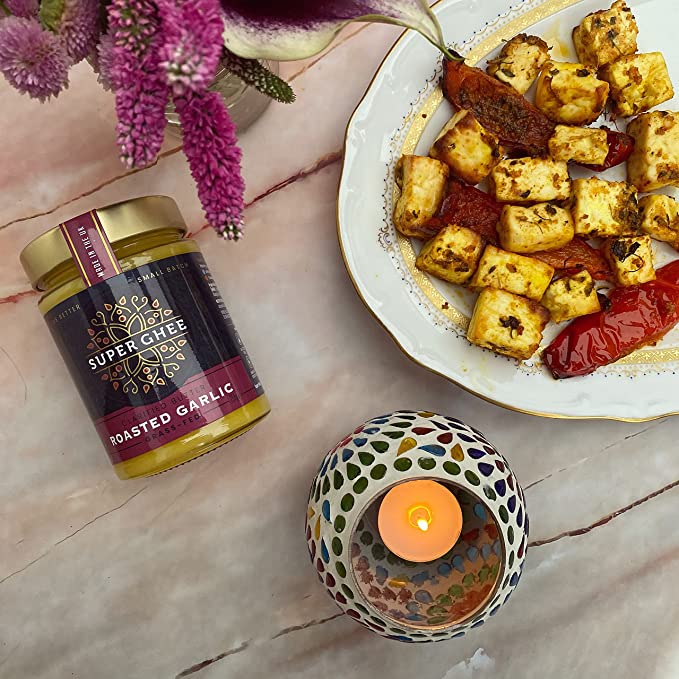 Roasted Garlic Super Ghee With Paneer